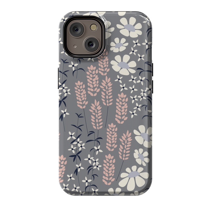 iPhone 14 StrongFit Spring Garden Gray by Jelena Obradovic