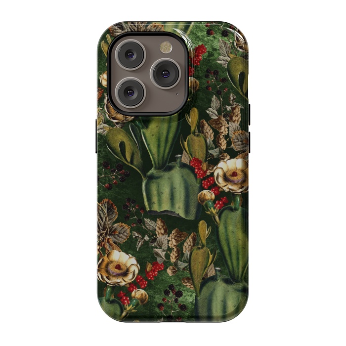 iPhone 14 Pro StrongFit Desert Garden by Burcu Korkmazyurek