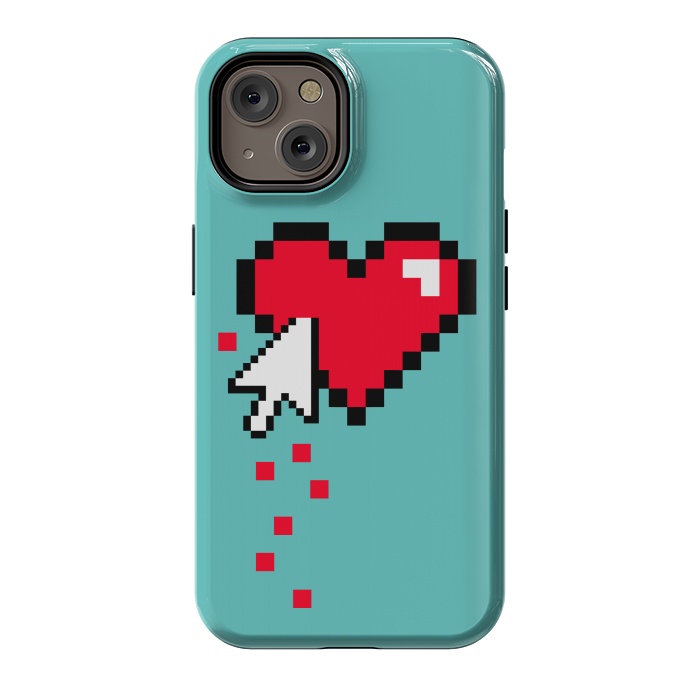 iPhone 14 StrongFit Broken 8 bits Heart I by Dellán