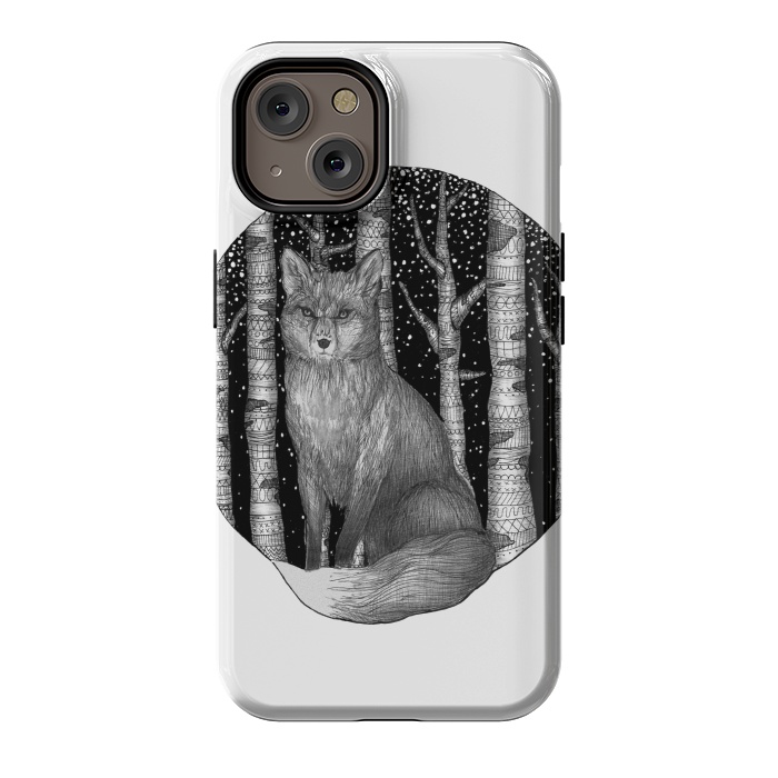 iPhone 14 StrongFit Fox and Forest by ECMazur 
