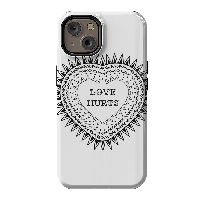 iPhone 14 StrongFit Love hurts by Laura Nagel