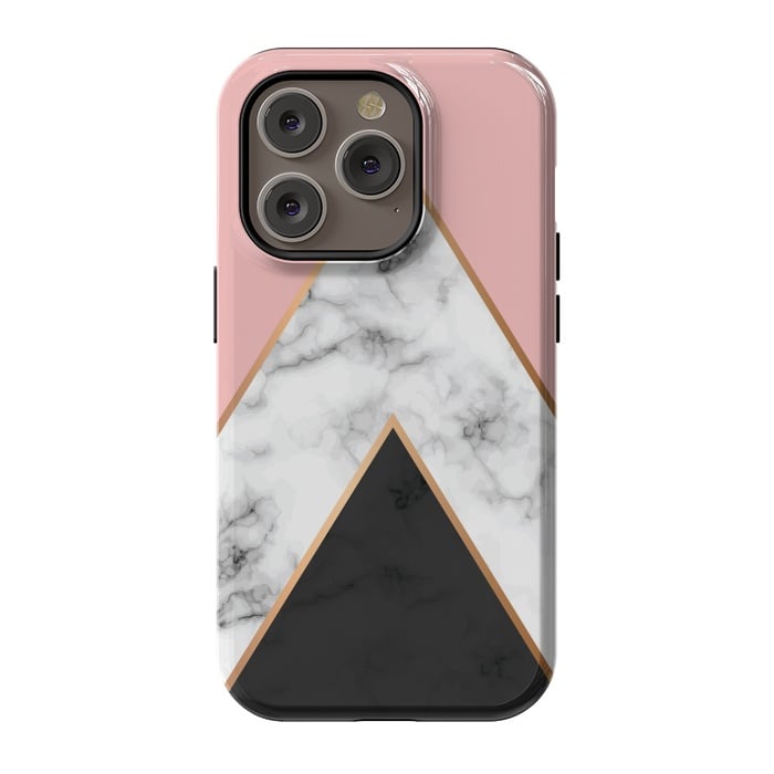 iPhone 14 Pro StrongFit Marble Geometry 010 by Jelena Obradovic