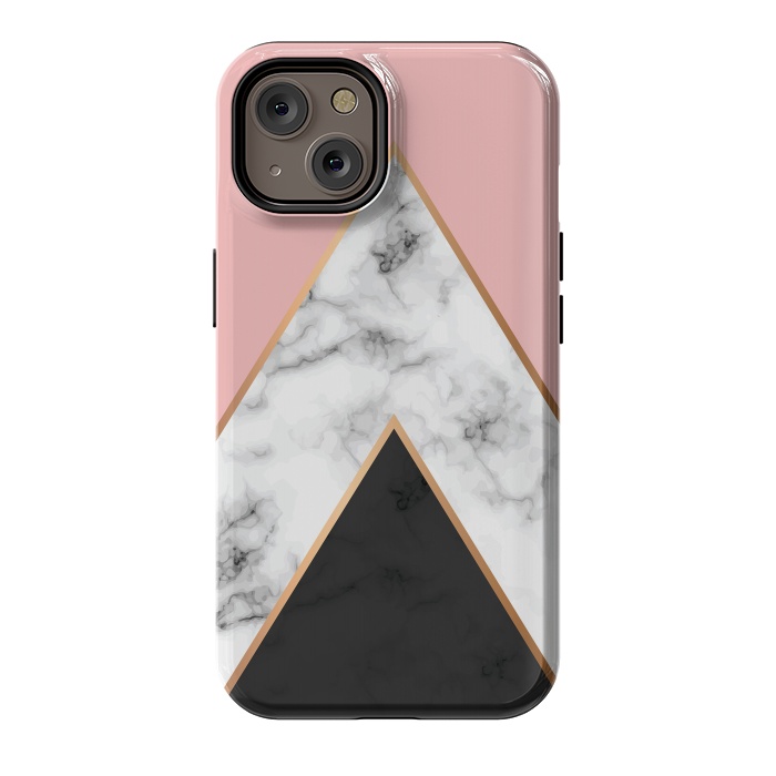 iPhone 14 StrongFit Marble Geometry 010 by Jelena Obradovic