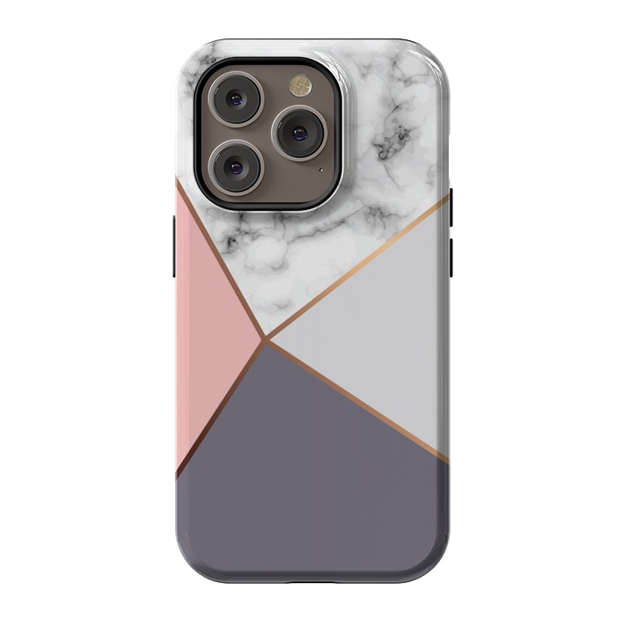 iPhone 14 Pro StrongFit Marble Geometry 016 by Jelena Obradovic