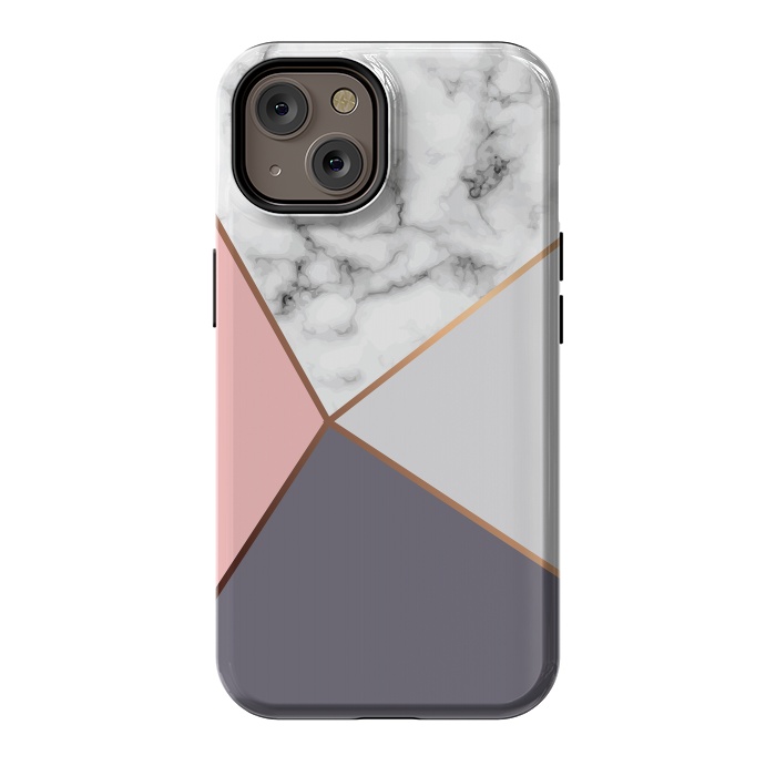 iPhone 14 StrongFit Marble Geometry 016 by Jelena Obradovic