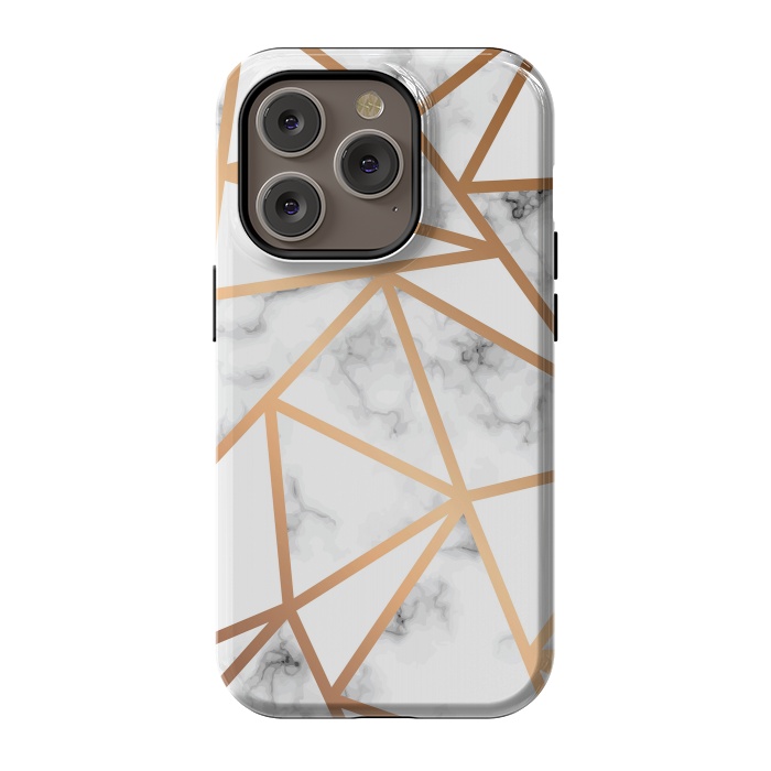 iPhone 14 Pro StrongFit Marble Geometry 021 by Jelena Obradovic