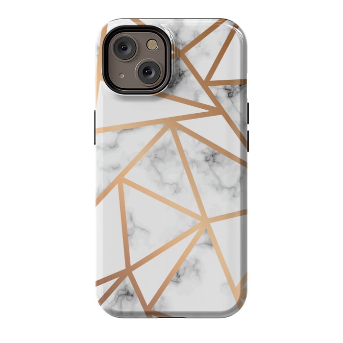 iPhone 14 StrongFit Marble Geometry 021 by Jelena Obradovic