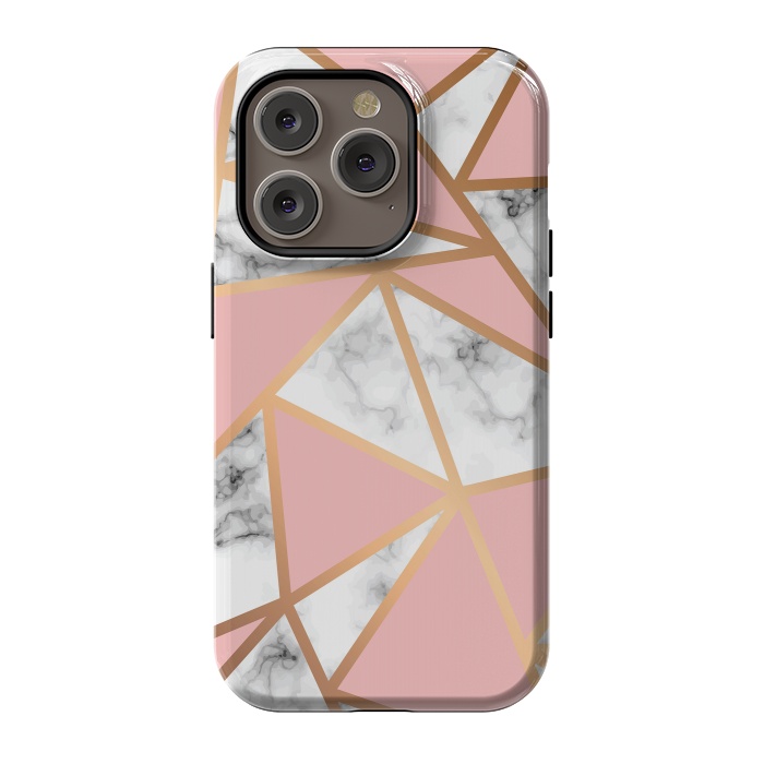 iPhone 14 Pro StrongFit Marble Geometry 022 by Jelena Obradovic