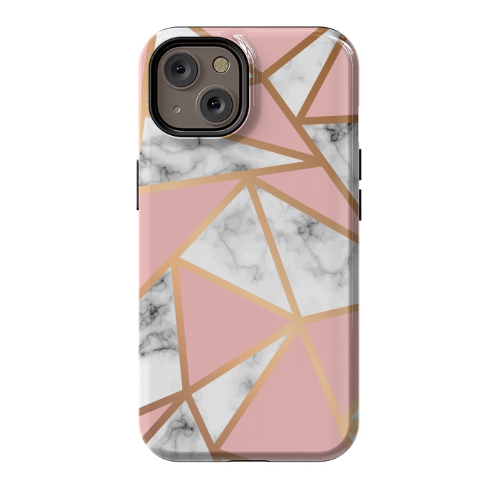 iPhone 14 StrongFit Marble Geometry 022 by Jelena Obradovic