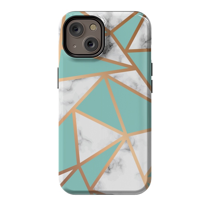 iPhone 14 StrongFit Marble Geometry 023 by Jelena Obradovic