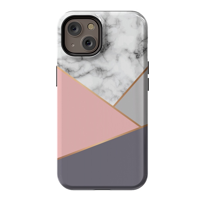 iPhone 14 StrongFit Marble Geometry 033 by Jelena Obradovic