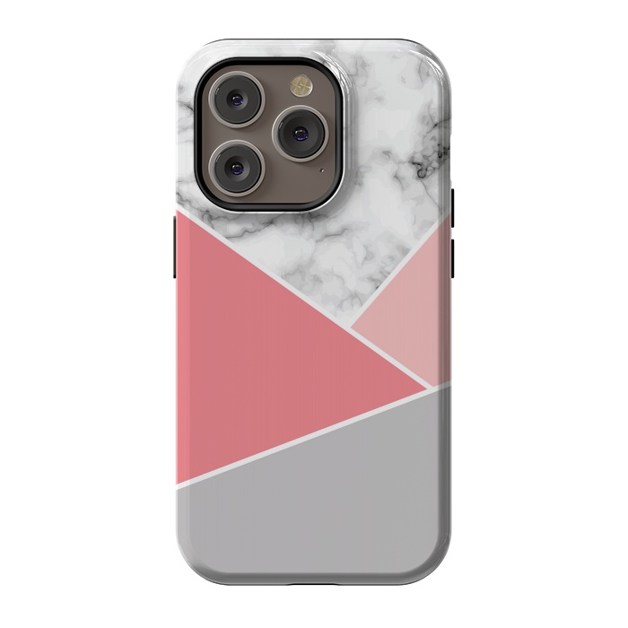 iPhone 14 Pro StrongFit Marble Geometry 034 by Jelena Obradovic
