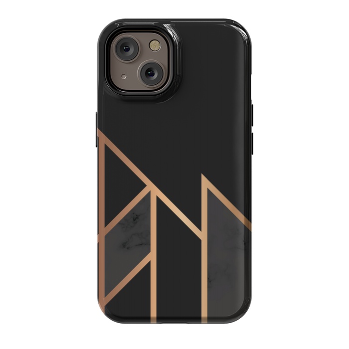iPhone 14 StrongFit Black and Gold 035 by Jelena Obradovic
