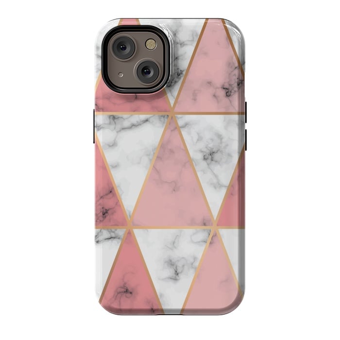 iPhone 14 StrongFit Marble Geometry 037 by Jelena Obradovic
