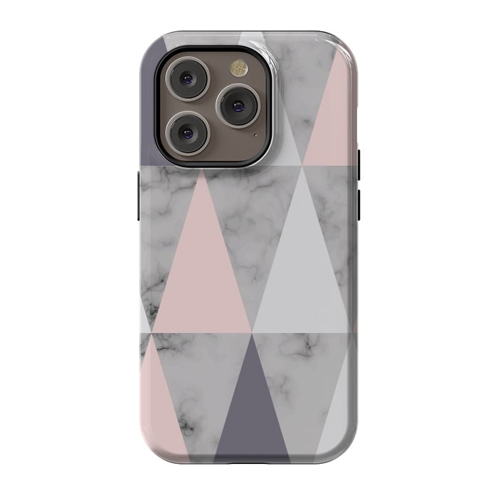 iPhone 14 Pro StrongFit Marble Geometry 038 by Jelena Obradovic