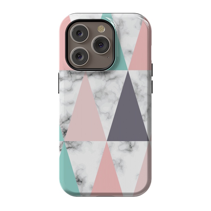 iPhone 14 Pro StrongFit Marble Geometry 039 by Jelena Obradovic