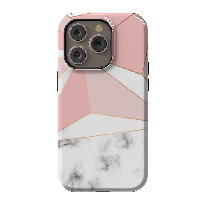 iPhone 14 Pro StrongFit Marble Geometry 042 by Jelena Obradovic