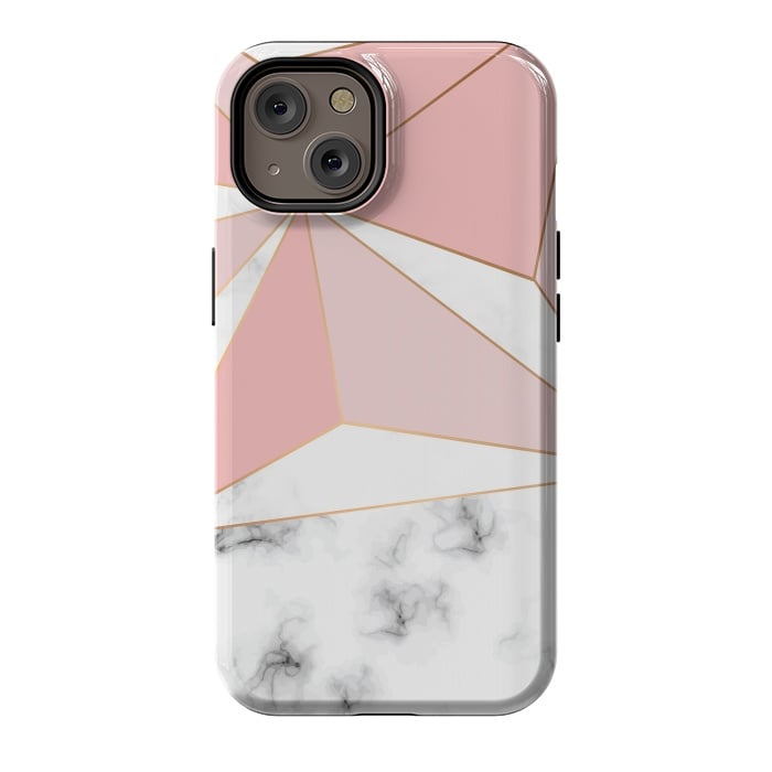 iPhone 14 StrongFit Marble Geometry 042 by Jelena Obradovic