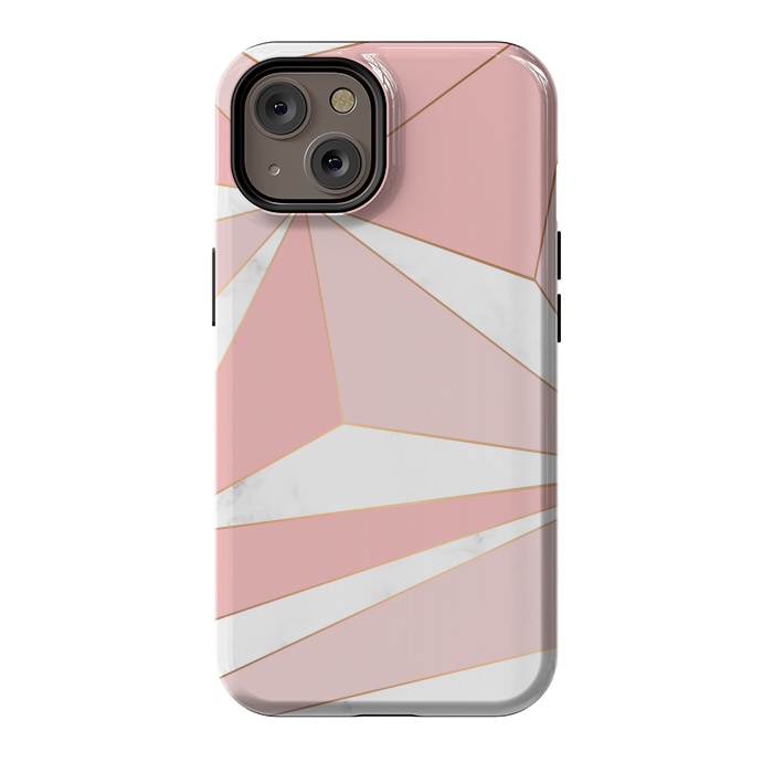 iPhone 14 StrongFit Pink Geometry 043 by Jelena Obradovic