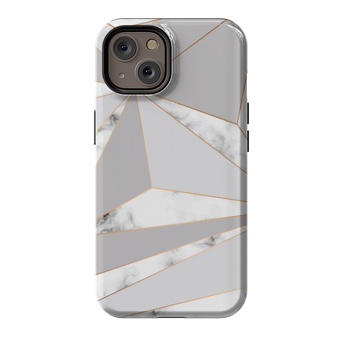 iPhone 14 StrongFit Marble Geometry 044 by Jelena Obradovic