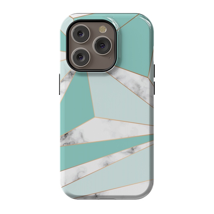 iPhone 14 Pro StrongFit Marble Geometry 045 by Jelena Obradovic