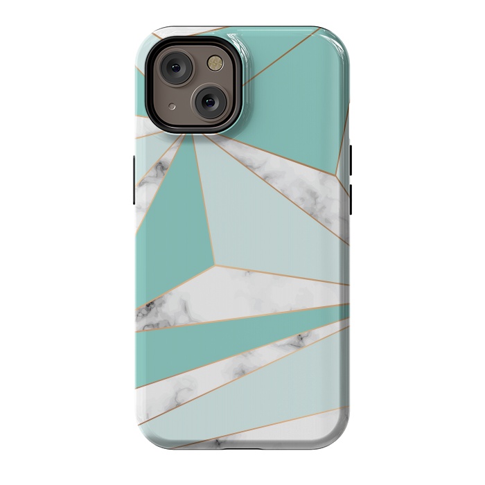 iPhone 14 StrongFit Marble Geometry 045 by Jelena Obradovic