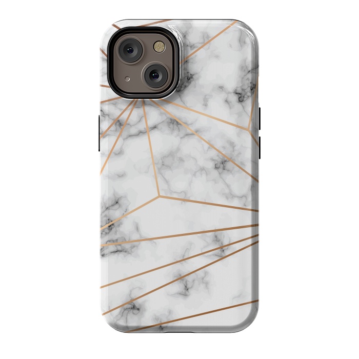 iPhone 14 StrongFit Marble Geometry 046 by Jelena Obradovic