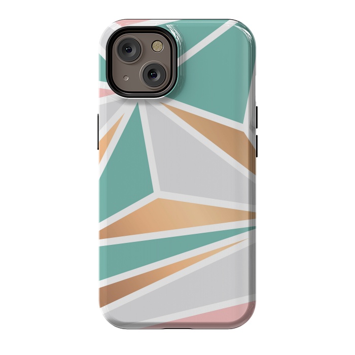 iPhone 14 StrongFit Marble Geometry 048 by Jelena Obradovic