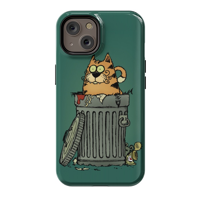 iPhone 14 StrongFit Stray Cat by Mangulica