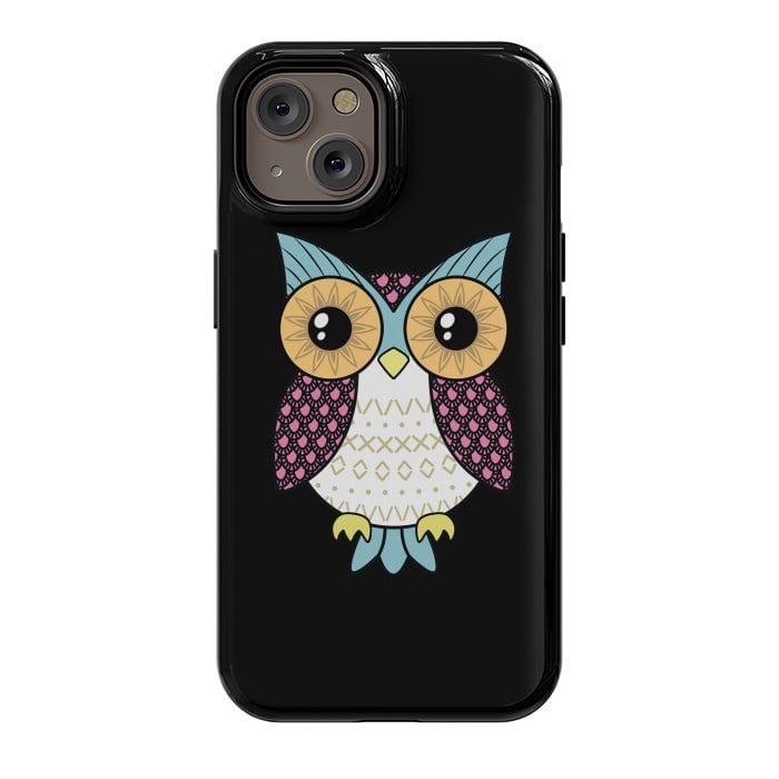 iPhone 14 StrongFit Fancy owl by Laura Nagel
