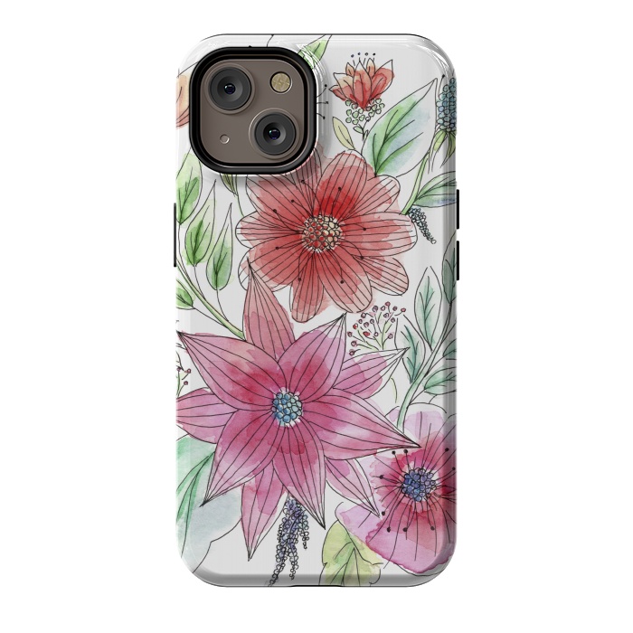 iPhone 14 StrongFit Wild flowers by Julia Grifol