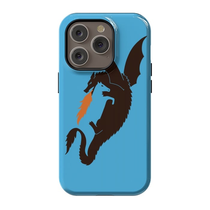 iPhone 14 Pro StrongFit Dragon and Horse by Coffee Man