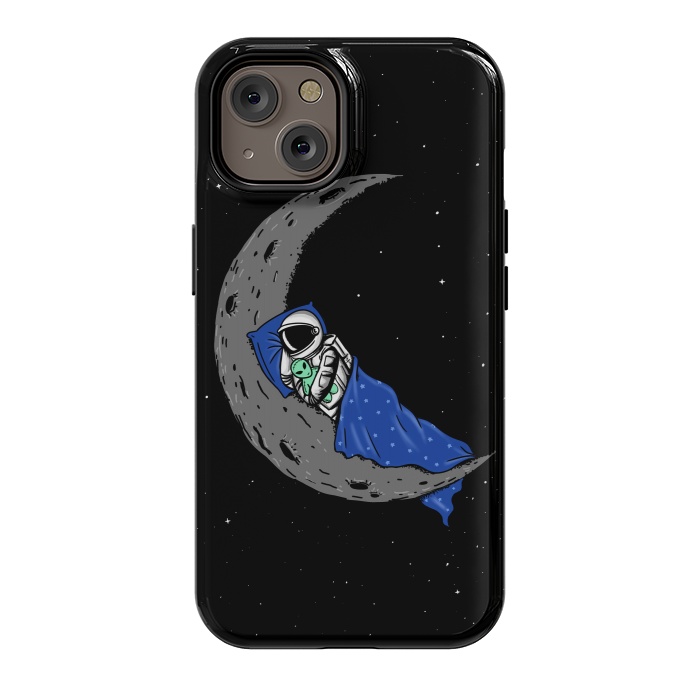 iPhone 14 StrongFit Sleeping Astronaut by Coffee Man