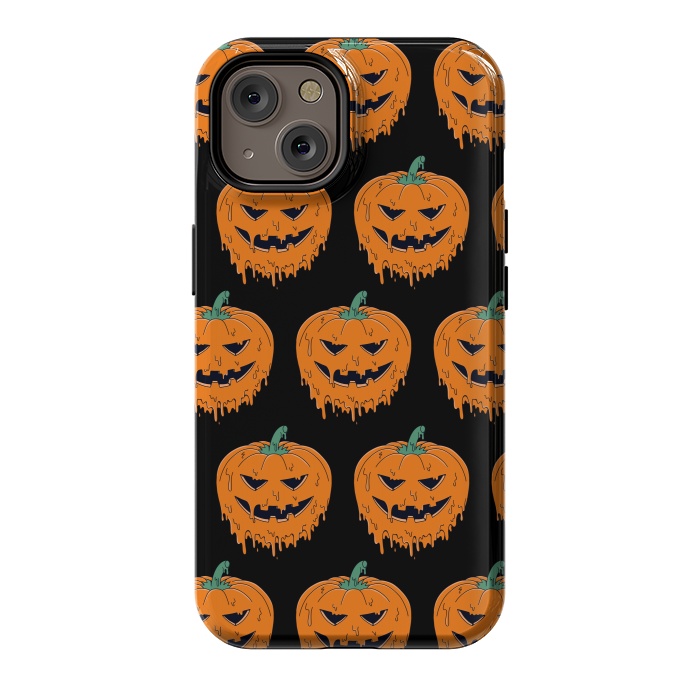 iPhone 14 StrongFit Melted Pumpkin Pattern by Coffee Man