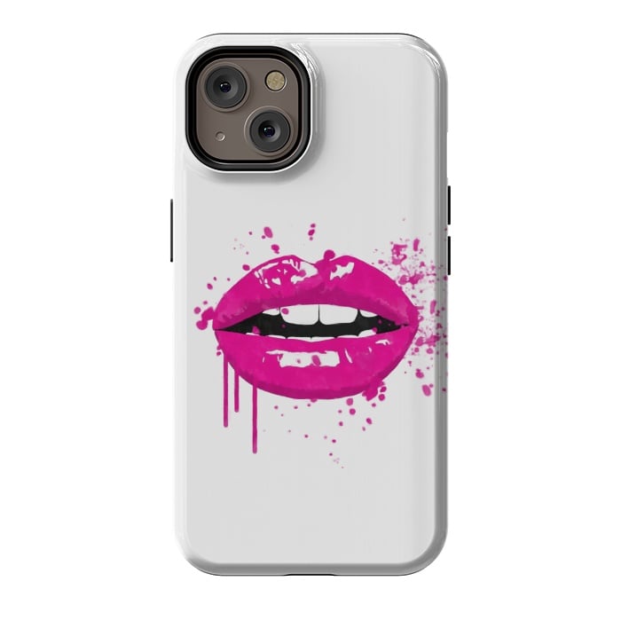 iPhone 14 StrongFit Pink Lips by Alemi