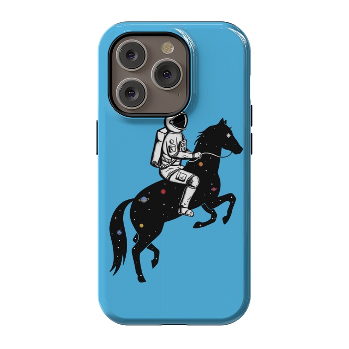 iPhone 14 Pro StrongFit Astronaut and Horse by Coffee Man