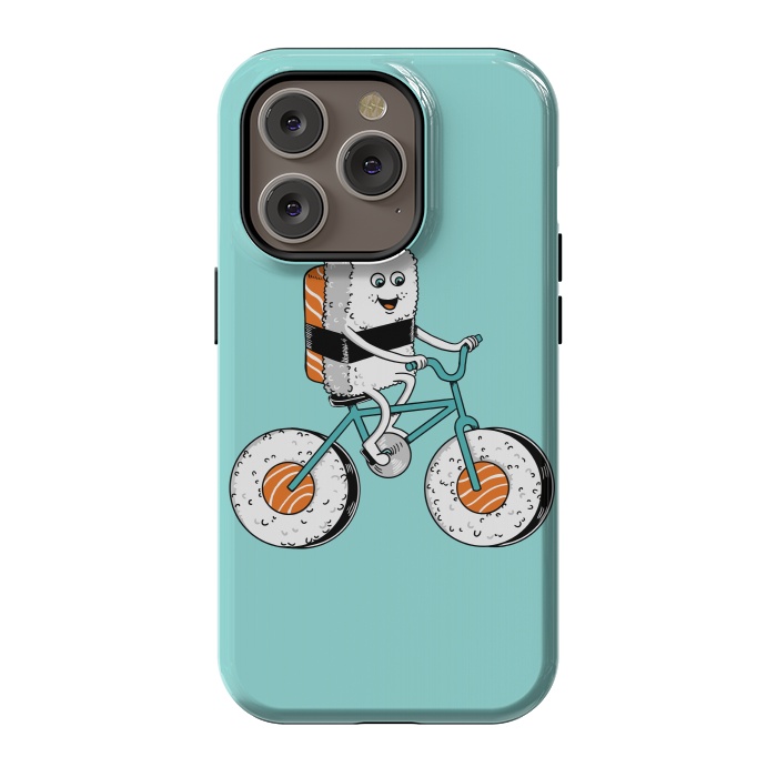 iPhone 14 Pro StrongFit Sushi Bicycle by Coffee Man