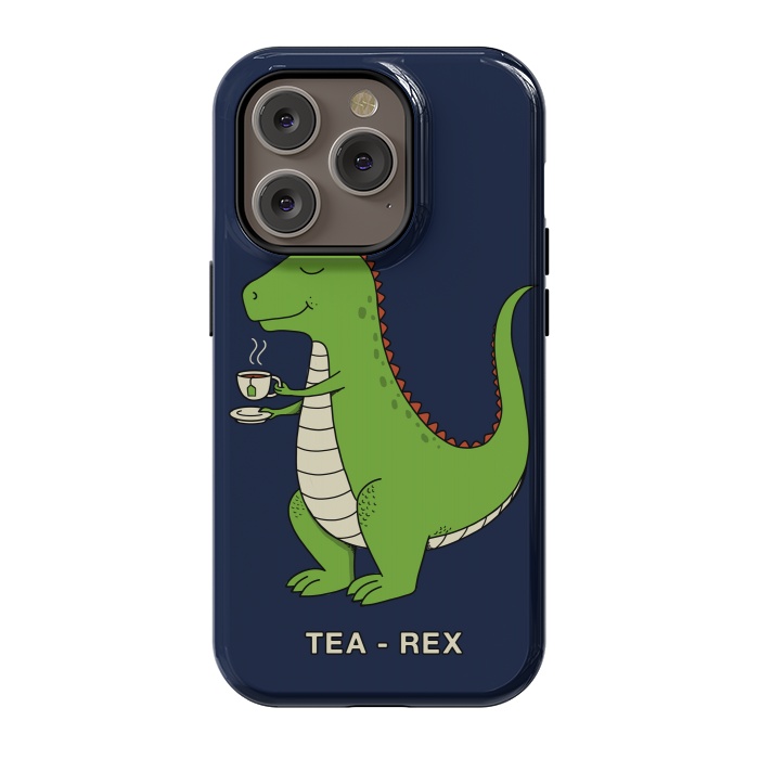 iPhone 14 Pro StrongFit Tea Rex by Coffee Man