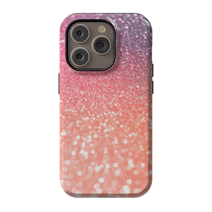 iPhone 14 Pro StrongFit Girly Blush Pink Glamour Glitter by  Utart