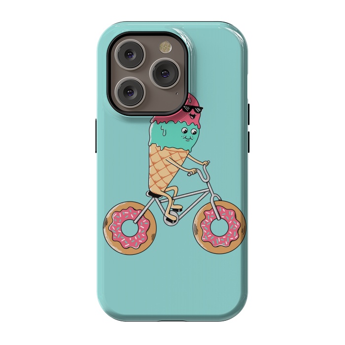 iPhone 14 Pro StrongFit Donut Bicycle by Coffee Man