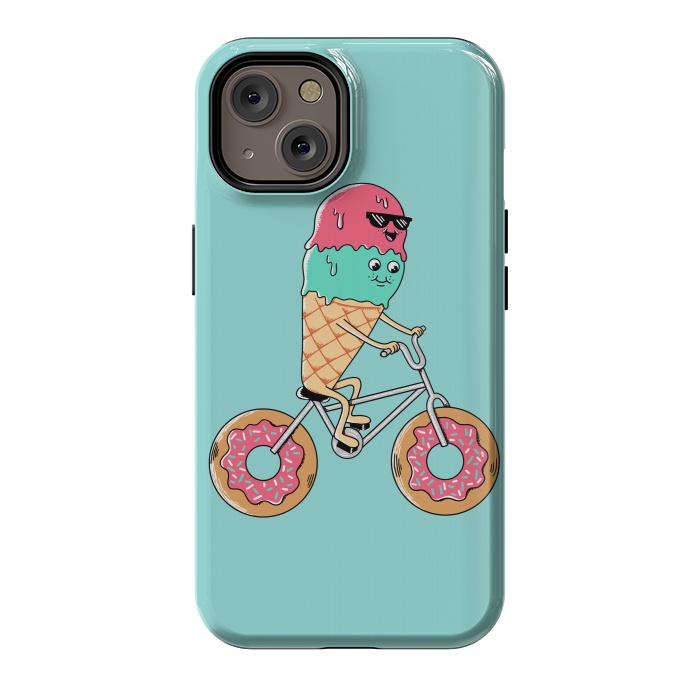 iPhone 14 StrongFit Donut Bicycle by Coffee Man