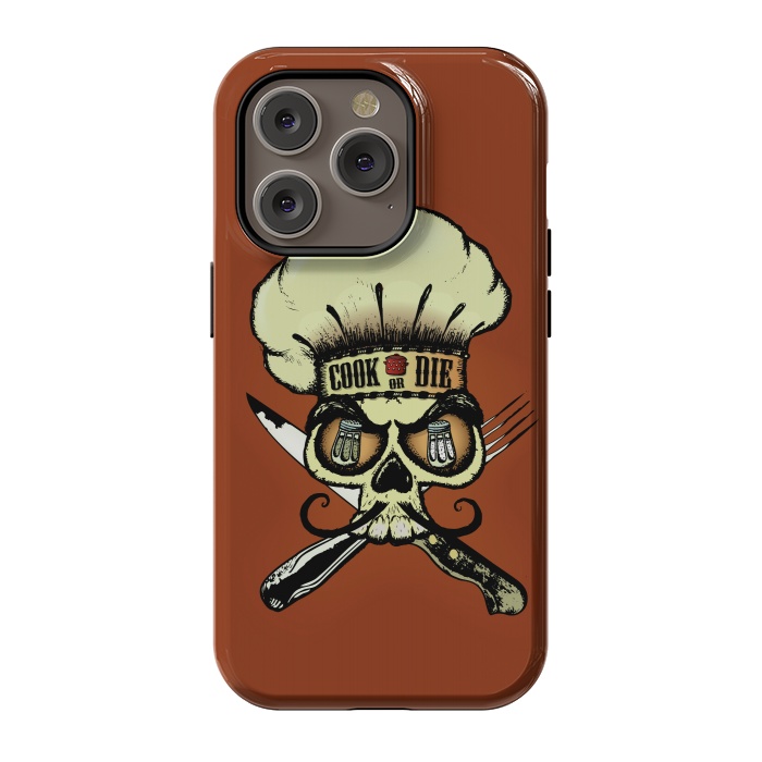 iPhone 14 Pro StrongFit COOK OR DIE by Mangulica