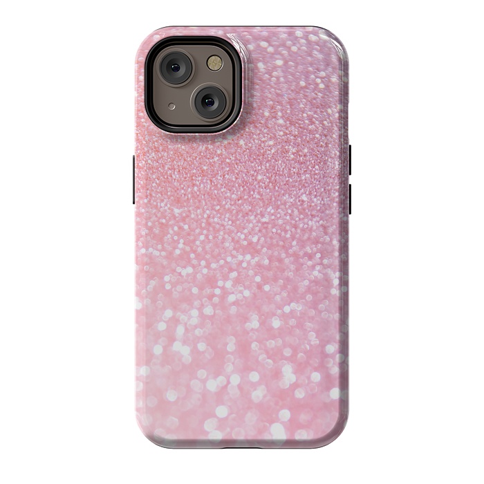 iPhone 14 StrongFit Girly Rose Gold Glitter by  Utart