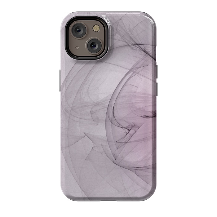 iPhone 14 StrongFit Purple Fractal Dreams by Andrea Haase