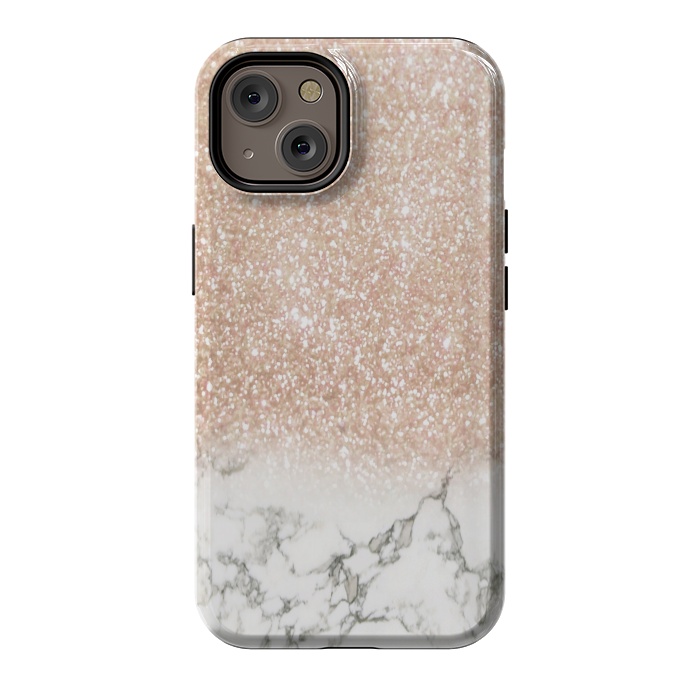iPhone 14 StrongFit Marble & Stardust Ombre by ''CVogiatzi.