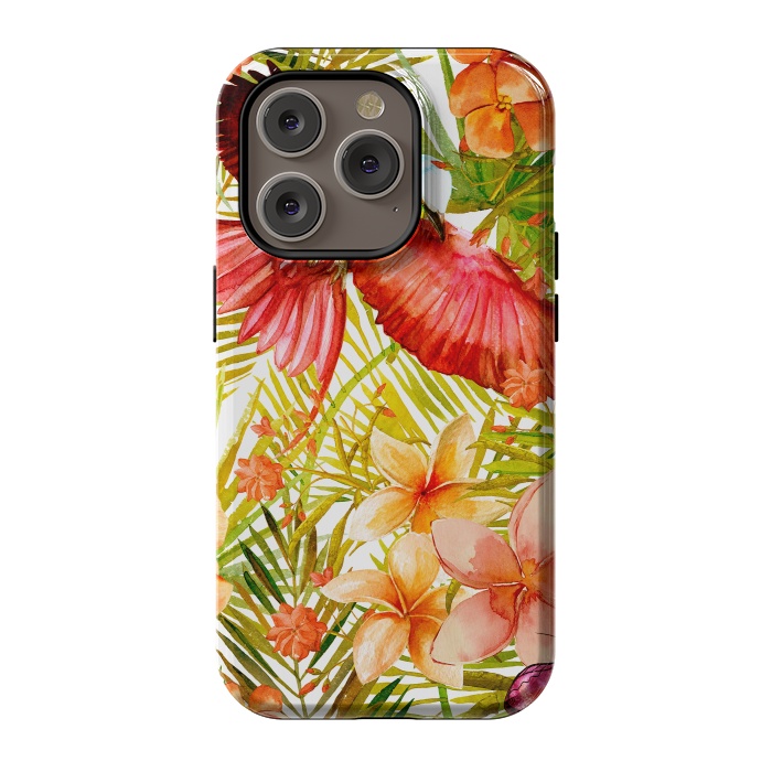 iPhone 14 Pro StrongFit Tropical Bird in Jungle by  Utart