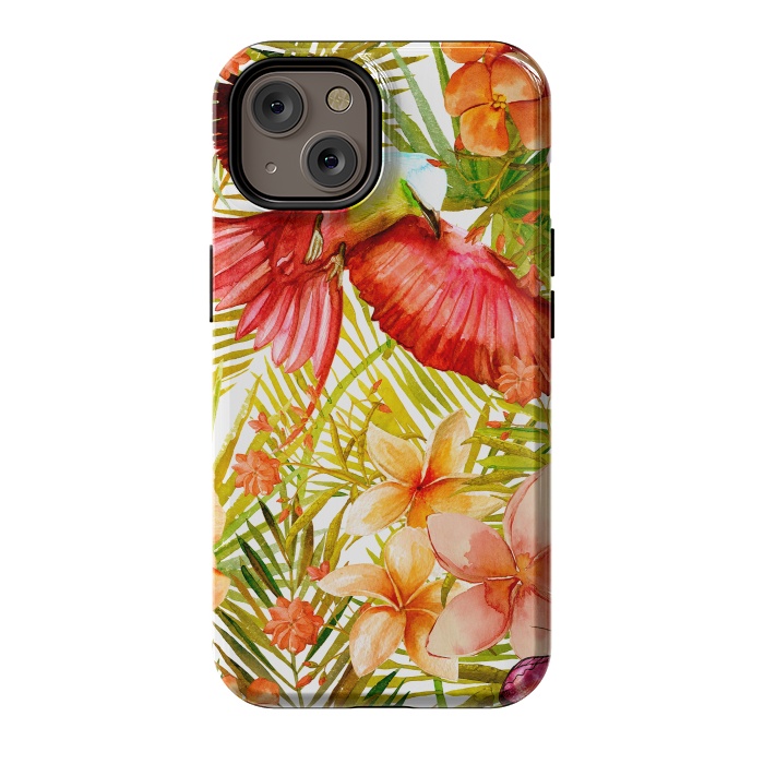 iPhone 14 StrongFit Tropical Bird in Jungle by  Utart