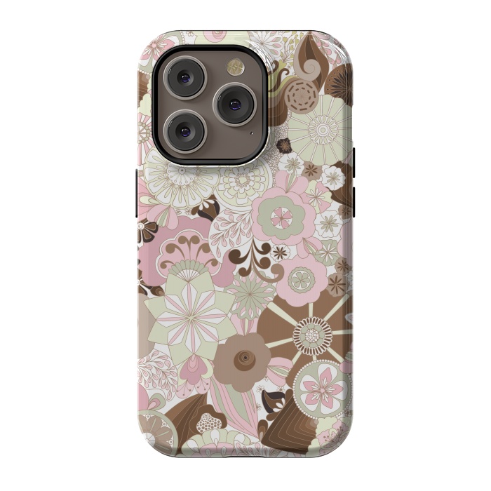 iPhone 14 Pro StrongFit Flowers, Flowers Everywhere by Paula Ohreen