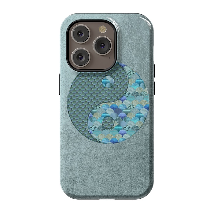 iPhone 14 Pro StrongFit Yin Yang Ocean Spirit by Andrea Haase