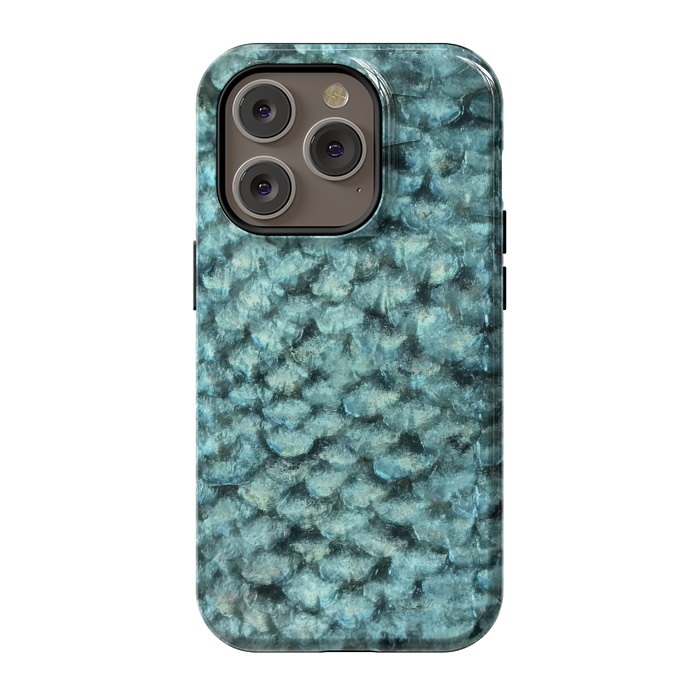iPhone 14 Pro StrongFit Shimmering Fish Scale  by Andrea Haase